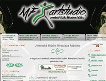 Tablet Screenshot of mf-artstudio.sk